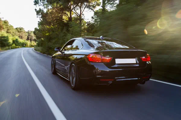 BMW from the Daima fleet on an intercity route
